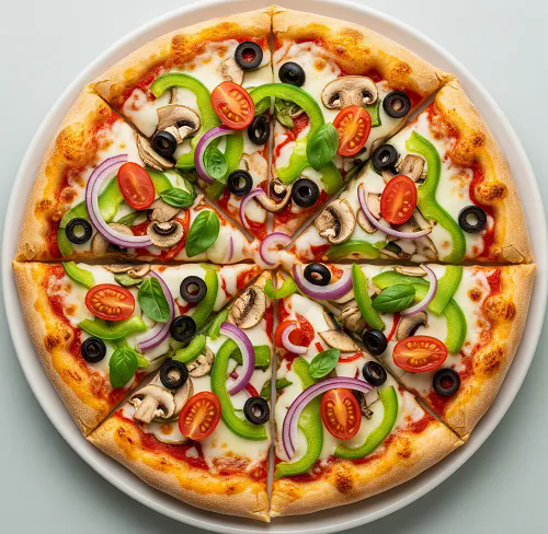 Vegetarian ( V ) Pizza 
