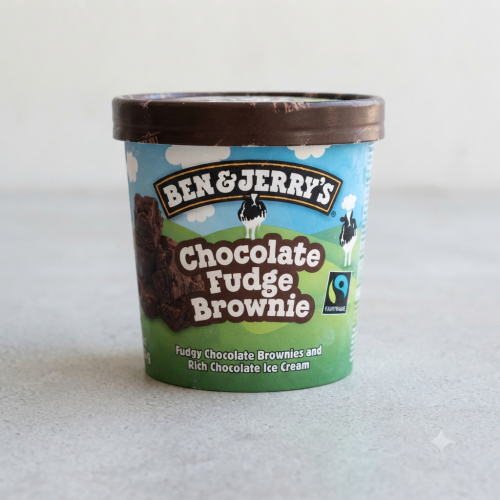 Chocolate Fudge Brownie Ben & Jerrys Ice Cream 
