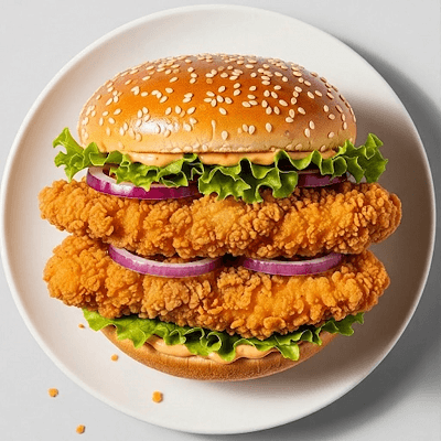 1/2 Chicken Burger 