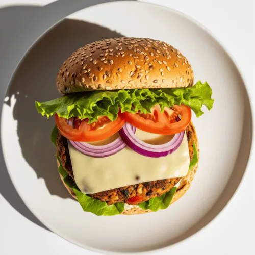 Veggie Burger (v) 