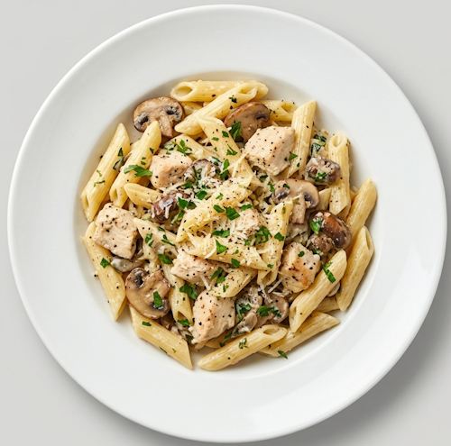 Chicken & Mushroom Pasta 