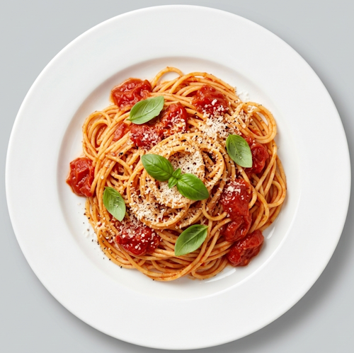 Pasta With Tomato Sauce 