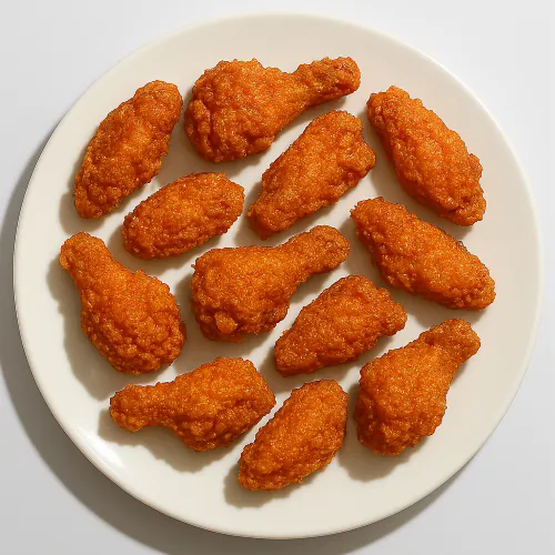 5 Hot Wings, Salad & Dip 