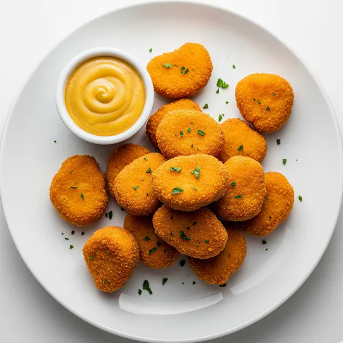 6 Chicken Nuggets, Salad & Dip 