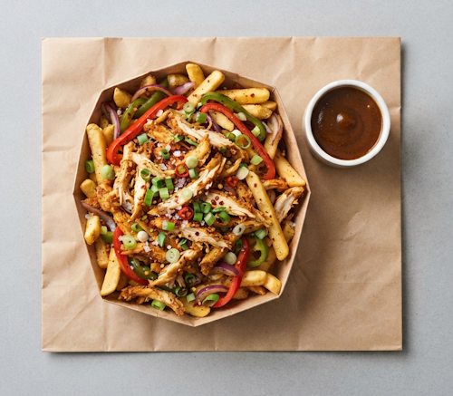 Crispy Shredded Chicken Spice Bag 