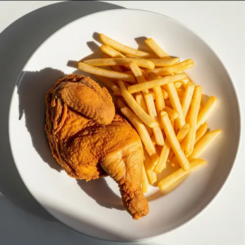 1/2 Chicken In Batter 